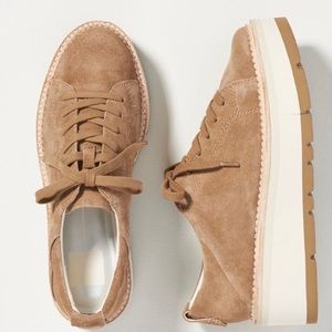 NEW Dolce Vita Toyah Sneakers in Truffle Suede